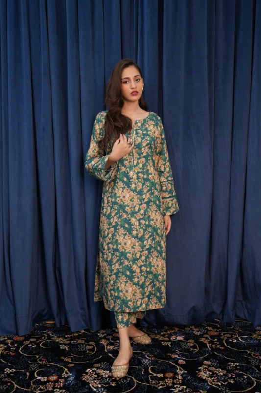 2-Piece Earthy Print (Unstitched)